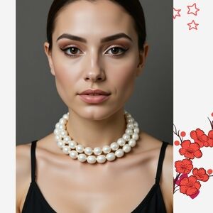 NWT Elegant 15 Inch Strand Of Freshwater Rice Pearls For Beading